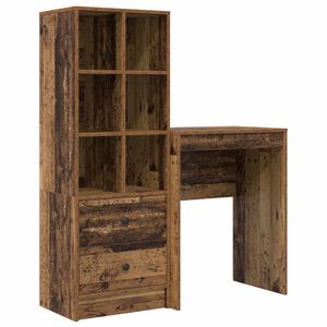 vidaXL Biurko Stare drewno 105,5 x 34 x 127 cm 2 szt.