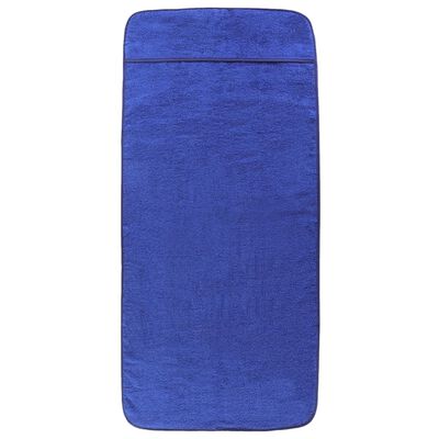 vidaXL Ręczniki plażowe, 4 szt., niebieskie, 60x135 cm, 400 g/m²