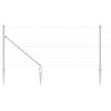 vidaXL Słupek ogrodzeniowy. Galwanizowany 25 x 1 m Stal