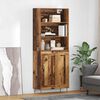 vidaXL Highboard Stare drewno 69,5 x 34 x 180 cm