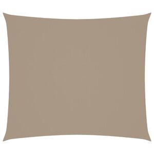 vidaXL Prostokątny żagiel ogrodowy, tkanina Oxford, 2x2,5 m, taupe