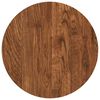 vidaXL Blat stołu &Oslash; 30 x 4 cm Okrągły Dąb lite Jasny Brąz