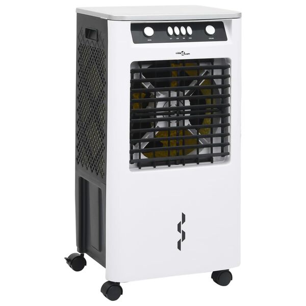 vidaXL Przenośny klimatyzer 3-w-1, biało-czarny, 73x38x30,5 cm, 80 W