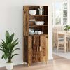 vidaXL Highboard Stare drewno 69,5 x 32,5 x 180 cm