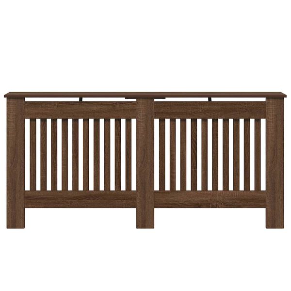 vidaXL Pokrywa Grzejnika Brązowy dąb 172x19x81,5cm