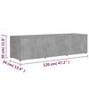 vidaXL Szafka pod TV, szarość betonu, 120x34x30 cm