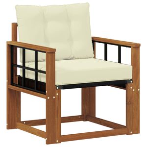 vidaXL Zestaw sof na zewnątrz Drewno akacji i tekstylen