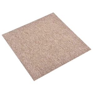 vidaXL Dywan 20 szt. Beżowy 50 x 50 cm 100% polipropylen