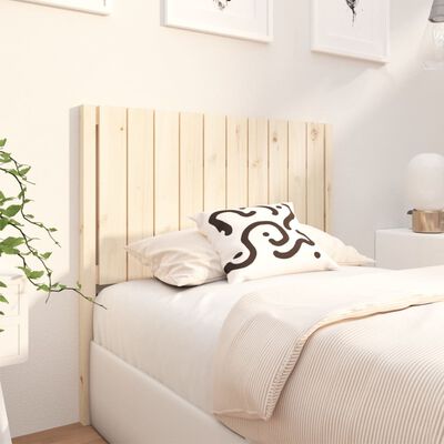 vidaXL Wezgłowie łóżka, 105,5x4x100 cm, lite drewno sosnowe