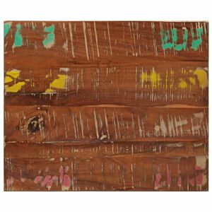 vidaXL Blat stołu, 60x50x2,5 cm, prostokątny, lite drewno z odzysku