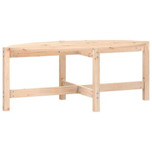 vidaXL Stolik kawowy, 118x63x45 cm, lite drewno sosnowe