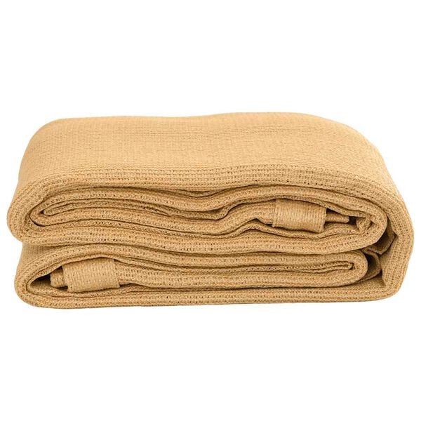 vidaXL Wykładzina do namiotu, kolor piaskowy, 250x350 cm, HDPE