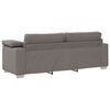 vidaXL Sofa Ciemnoszary 219 x 77 x 82 cm tkanina