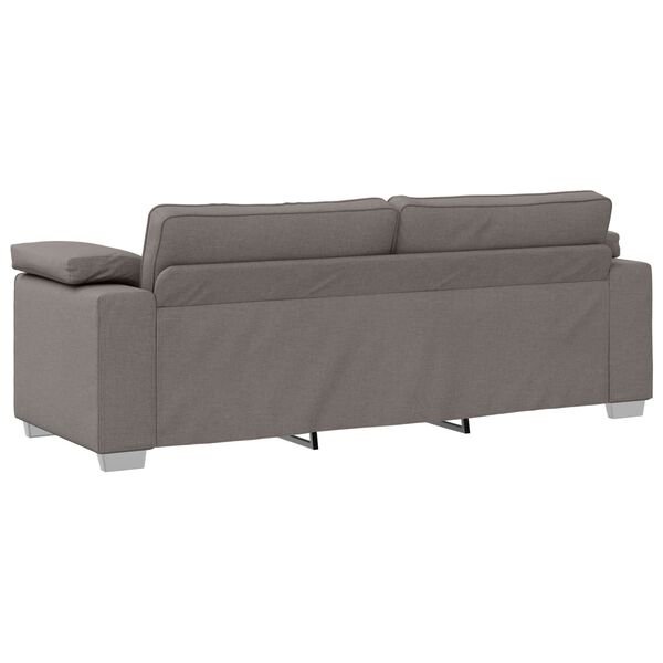 vidaXL Sofa Ciemnoszary 219 x 77 x 82 cm tkanina