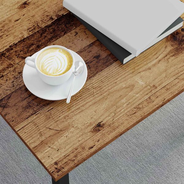 vidaXL Stolik kawowy Stare drewno 60 x 50 x 36 cm