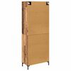 vidaXL Highboard 2 pcs Stare drewno Materiał drewnopochodny
