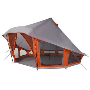vidaXL Namiot Tipi Szary i pomarańczowy 508 x 470 x 300 cm tafta