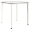 vidaXL St&oacute;ł jadalny Biały 60 x 60 x 75 cm Lite drewno sosnowe