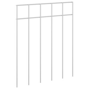 vidaXL Panel ogrodzeniowy 24 szt. 25 x 30 cm Stal ocynkowana srebrny