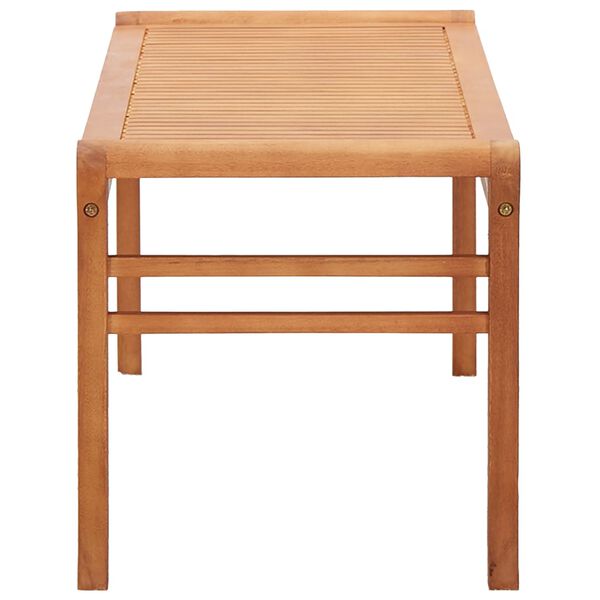 vidaXL 2-osobowa ławka ogrodowa, 120 cm, lite drewno eukaliptusowe