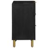 vidaXL Szafka nocna, czarna, 50x33x62 cm, materiał drewnopochodny
