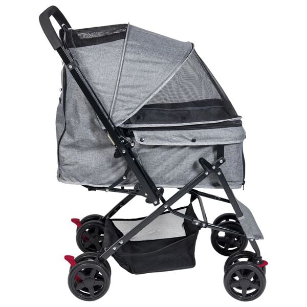 Animal Boulevard W&oacute;zek dla zwierząt Travel, S, 77x52x95 cm, szary