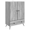 vidaXL Bufet Szary Sonoma 66 x 34,5 x 95 cm Drewno inżynieryjne