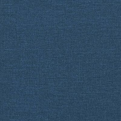 vidaXL Ławka, niebieska, 100x75x76 cm, obita tkaniną
