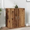vidaXL Szafki na buty, 2 szt., stare drewno, 32x35x70cm, płyta wiórowa