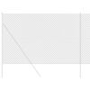 vidaXL Ogrodzenie łańcuchowe Szary 10 x 1,6 m Stal