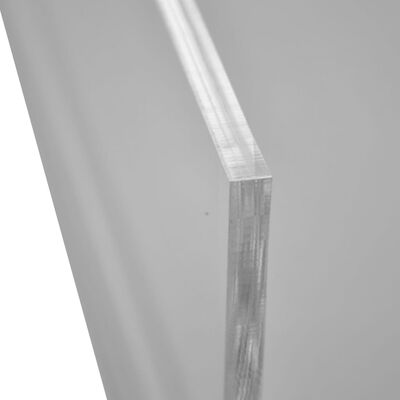 DESQ Podstawka pod monitor, akrylowa, przezroczysta, 22 x 20 x 7 cm