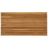 vidaXL Blat stołu 110 x 55 x 3,5 cm Prostokątny Lite drewno teakowe