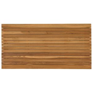 vidaXL Blat stołu 110 x 55 x 3,5 cm Prostokątny Lite drewno teakowe