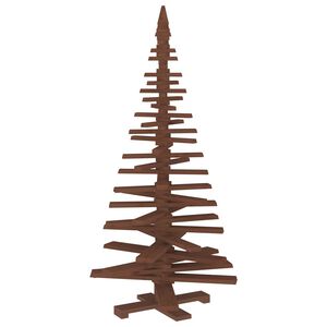 vidaXL Drewniana choinka KOTKA 180 cm Lite drewno sosnowe