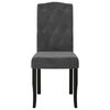 vidaXL krzesła stołowe, 2 szt., ciemnoszare, aksamitne