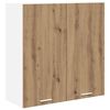 vidaXL Szafka wisząca z drzwiami Dąb rzemieślniczy 80 x 31 x 80 cm