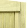 vidaXL Furtka ogrodowa, impregnowane drewno sosnowe, 125x100 cm