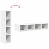 vidaXL Szafka wisząca Biały 20 x 29,5 x 100 cm Materiał drewnopochodny