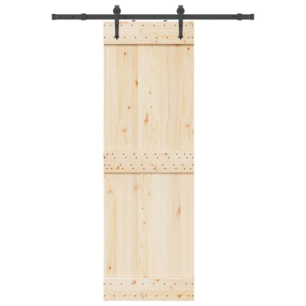 vidaXL System do montażu drzwi przesuwnych, 152,5 cm, stal, czarny