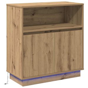 vidaXL Komoda LED Dąb rzemieślniczy 71 x 34,5 x 75 cm