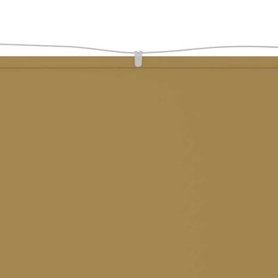 vidaXL Markiza pionowa, beżowa, 100x1200 cm, tkanina Oxford