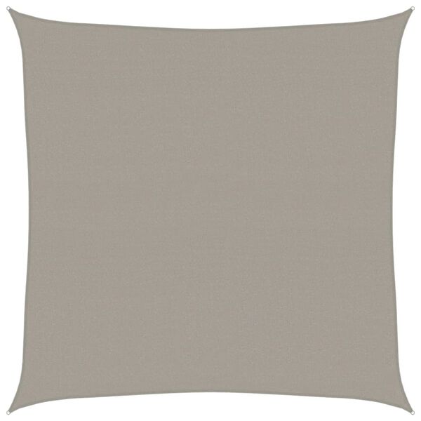 vidaXL Żagiel przeciwsłoneczny, 160 g/m&sup2;, jasnoszary, 4,5x4,5 m, HDPE