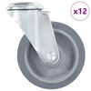 vidaXL 12 k&oacute;łek skrętnych z otworem na śrubę, 100 mm