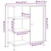 vidaXL Bufet Stare drewno 70 x 30 x 80 cm