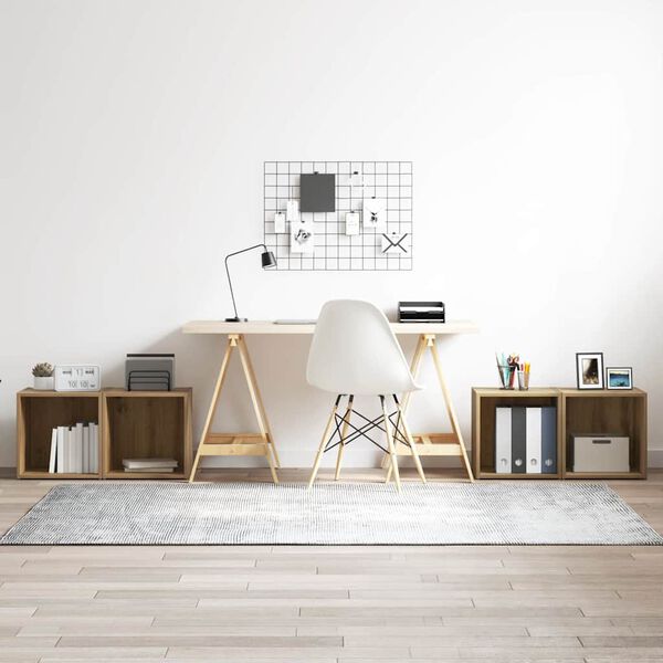 vidaXL Zestaw szafek RTV 4 pcs Dąb rzemieślniczy 37 x 35 x 37,5 cm