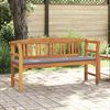 vidaXL Ławka R&oacute;żana Naturalny 157 x 46 x 82,5 cm Lite Drewno Akacji