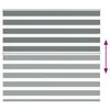 vidaXL Roleta zebra, ciemnoszara, szerokość tkaniny 160,9cm, poliester