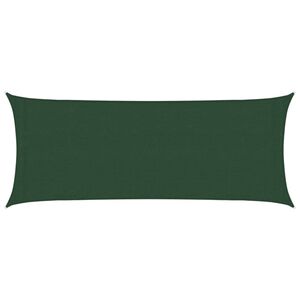 vidaXL Żagiel przeciwsłoneczny, 160 g/m&sup2;, ciemnozielony, 2x5 m, HDPE