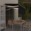 vidaXL Automatyczna markiza z zasłoną, LED i czujnikiem, 3,5x2,5 m