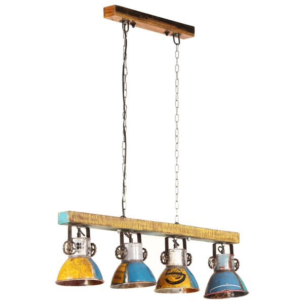 vidaXL Industrialna lampa sufitowa, 25 W, kolorowa, 111 cm, E27